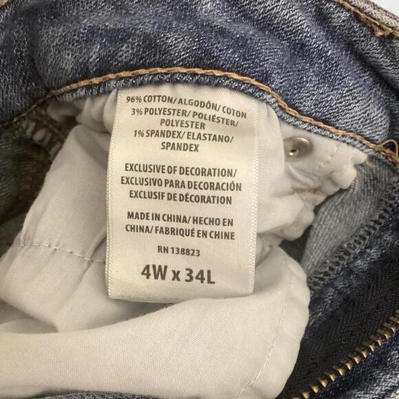 IDYLLWIND Women's Boot Cut Flared Blue Denim Size 4 - Picture 12 of 15